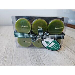 Pier 1 Holiday Forest votives tea light candle set‎ six Xmas new